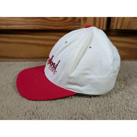 Vintage Maryland Terrapins Hat NCAA 90s Snapback The Game Terps Script Spellout - Picture 2 of 8